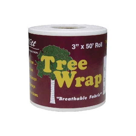 Patioplus 3 in. x 50 ft. Tree Wrap Roll, White PA3692921